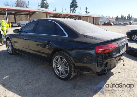 2017 Audi A8 L 3.0T из США, поврежденный, VIN WAU44AFD4HN005672